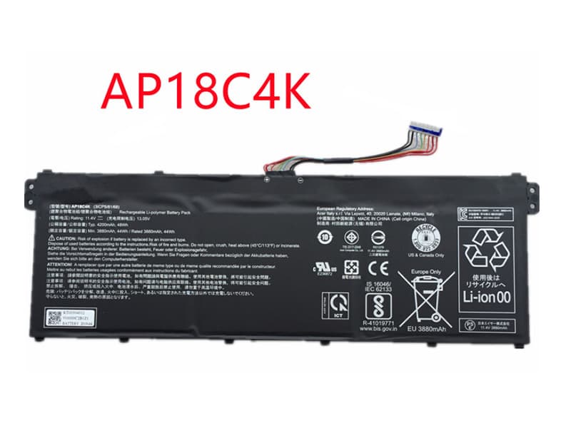 AP18C4K Acer Aspire A515-43 A515-43-R-19-L A515-43-R057
