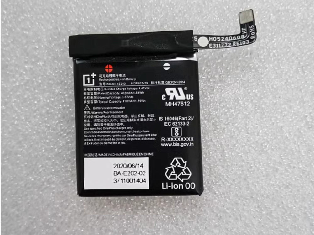 XE202 Auuc Oneplus Watch Battery